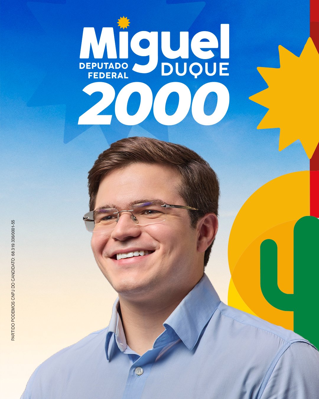 Card Miguel Duque 2000 para o feed